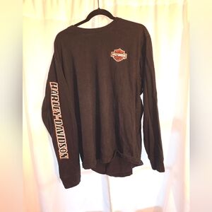 Vintage Harley-Davidson Black Long Sleeve Shirt